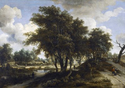 The Cottage by Meindert Hobbema